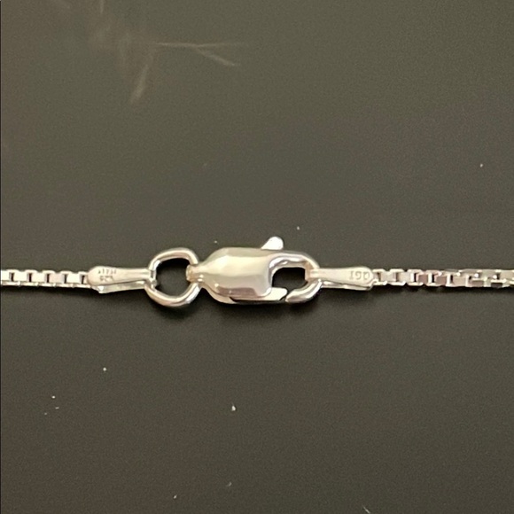 Vintage Silver 925 QC Silver Pendant with 925 stamped Italy chain necklace - Picture 4 of 8